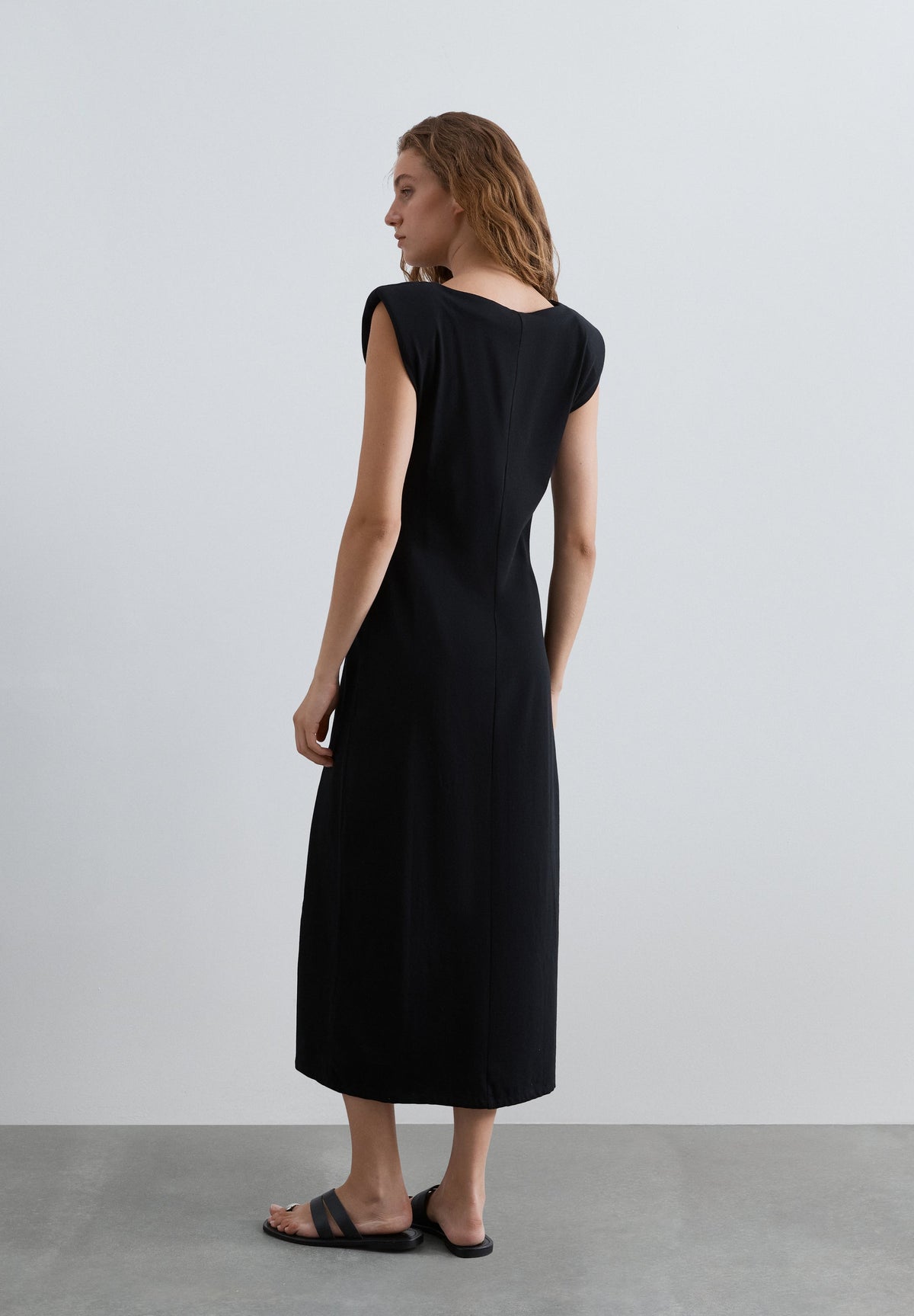 SCDRAPPED PAD JERSEY DREES