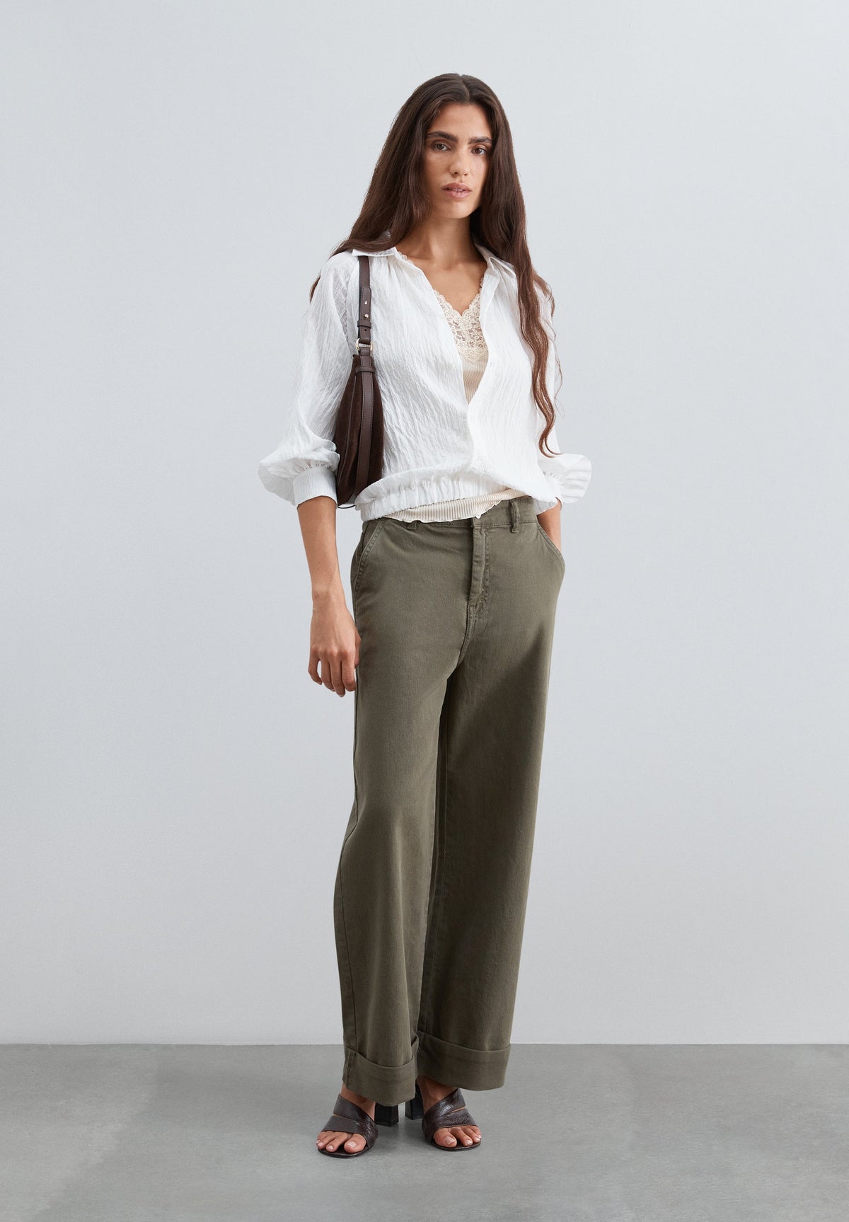 SCFOLDED DENIM PANT
