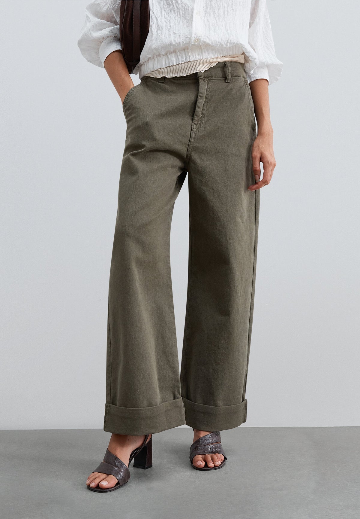 SCFOLDED DENIM PANT