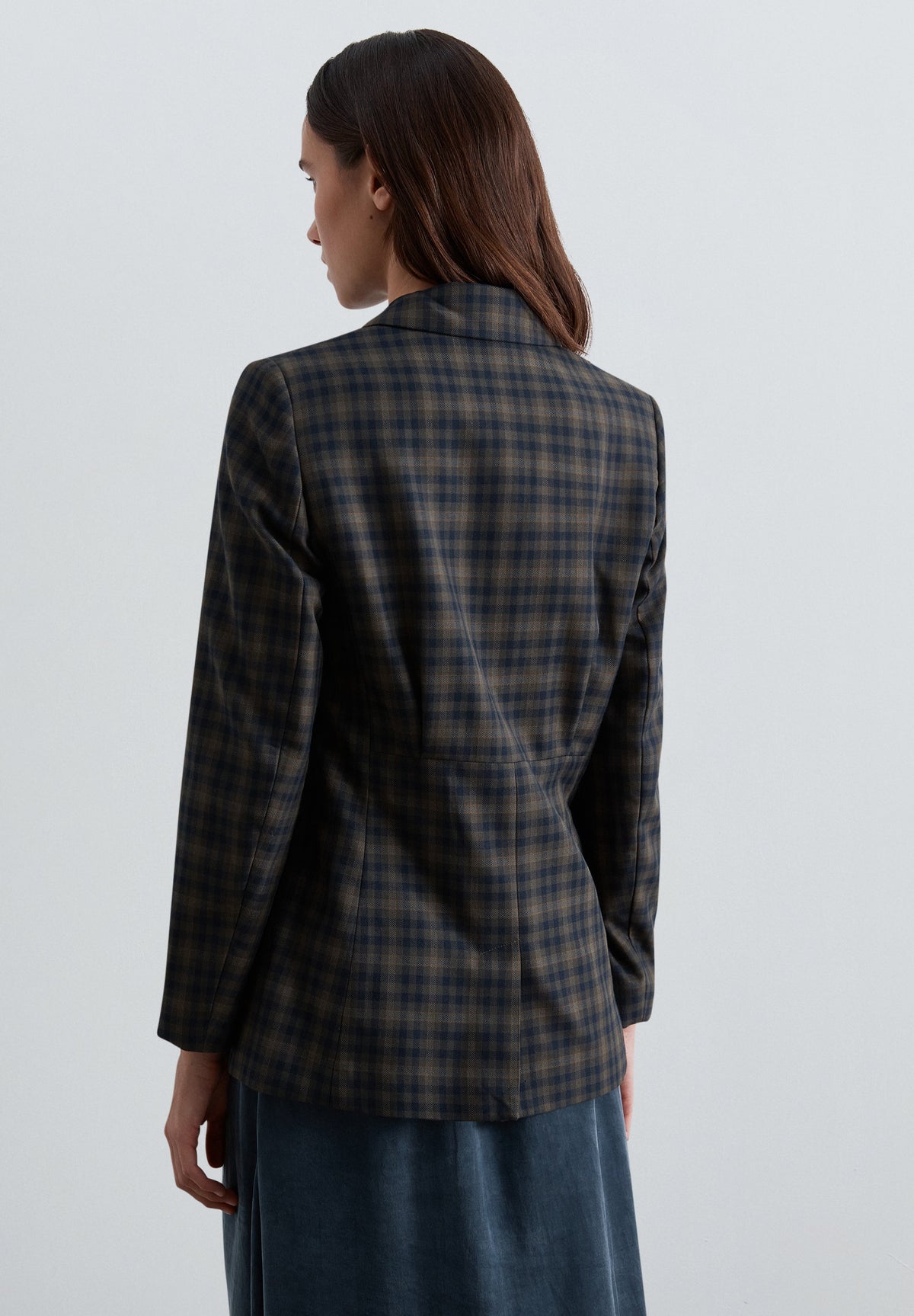 SCGREENCHECK BELT BLAZER