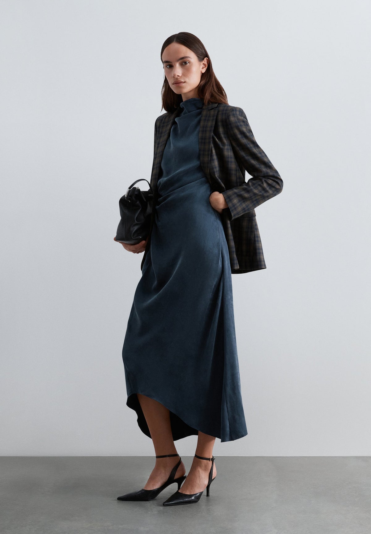 SCGREENCHECK BELT BLAZER