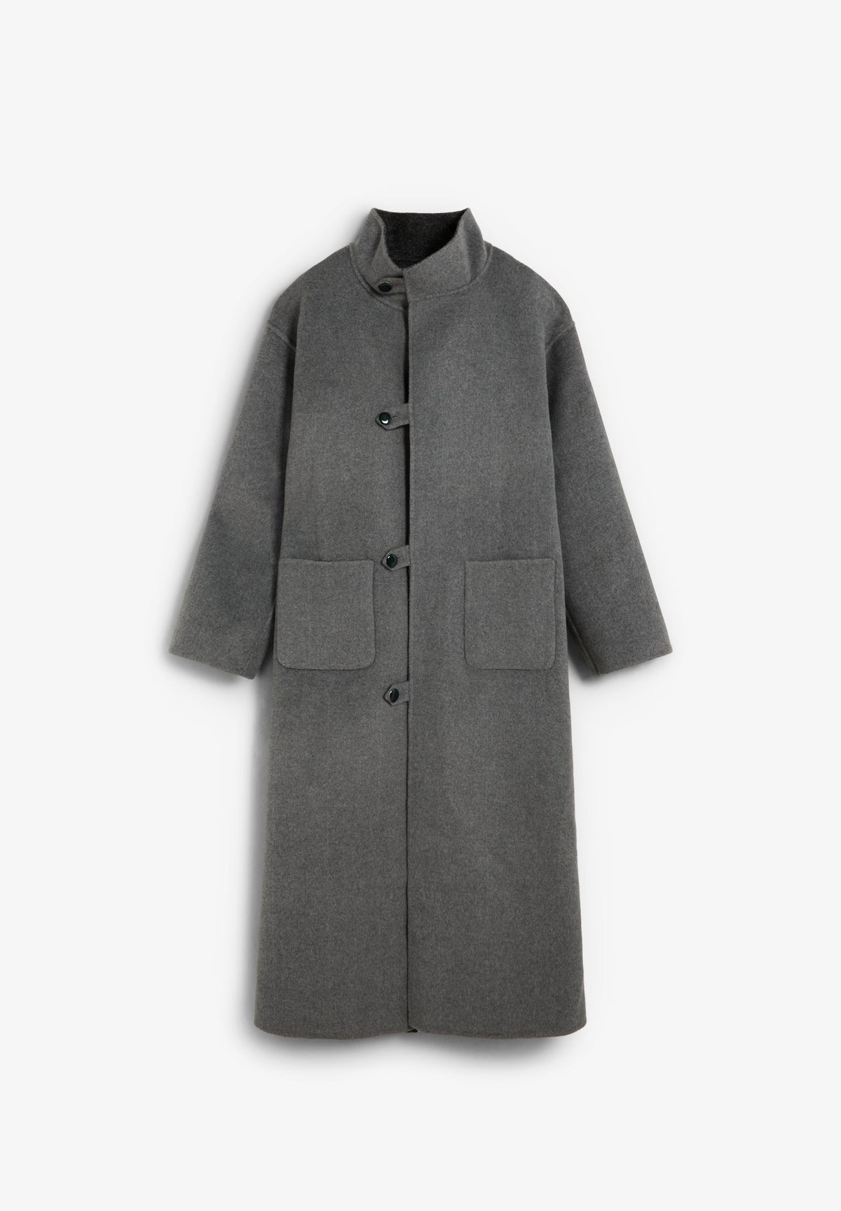 REVERSIBLE COAT WITH SCARF