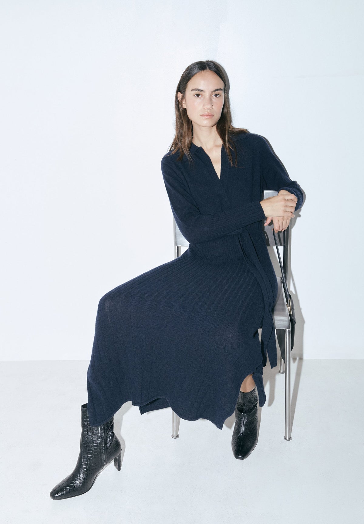 SCJOY POLO KNIT DRESS