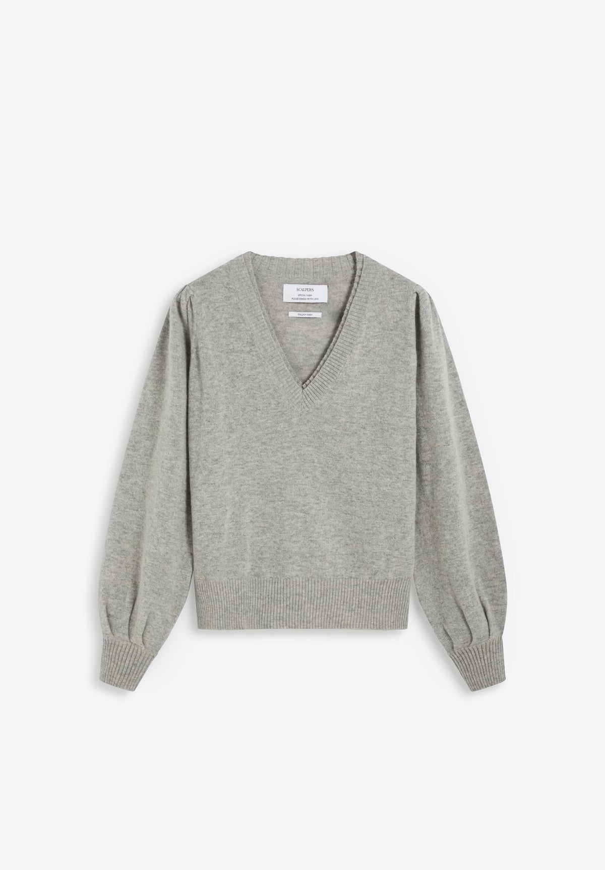 V-NECK WOOL SWEATER