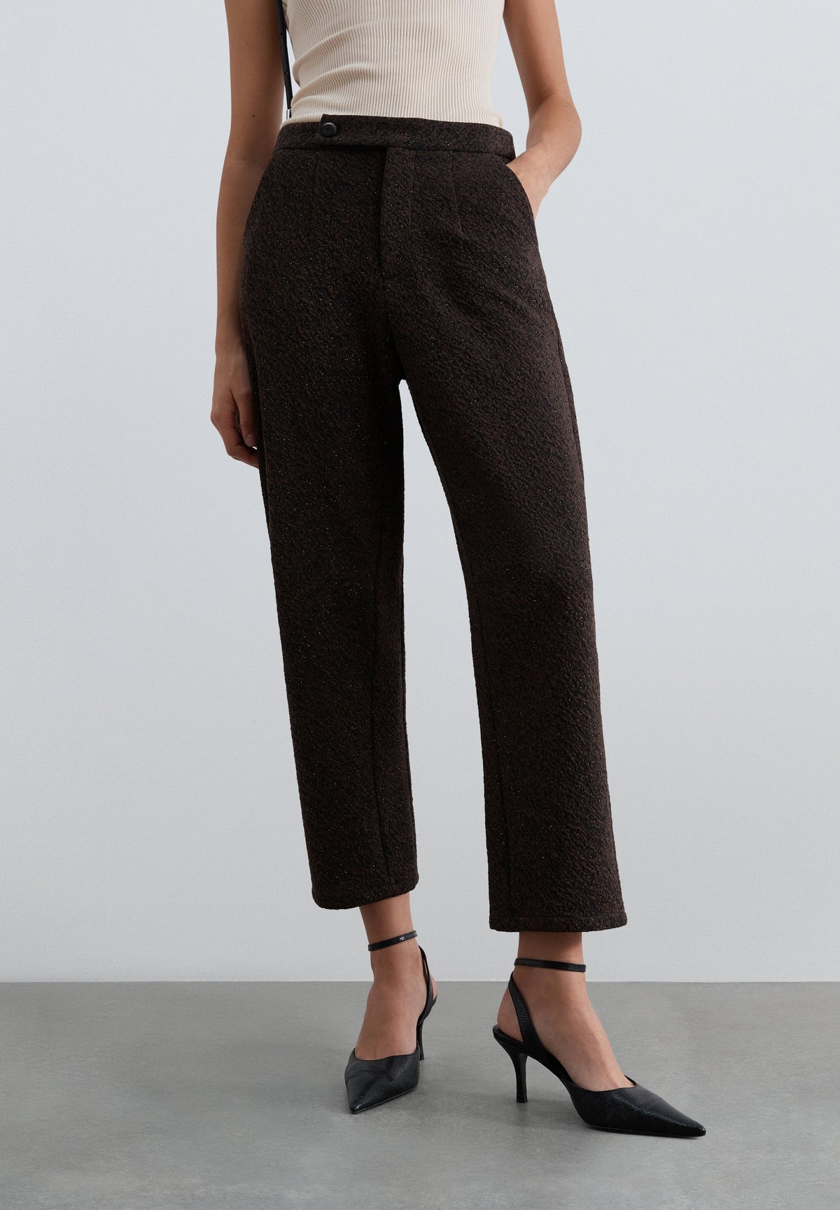 SCKNITTY LUREX PANT