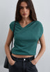 ASYMMETRIC TOP WITH RHINESTONES