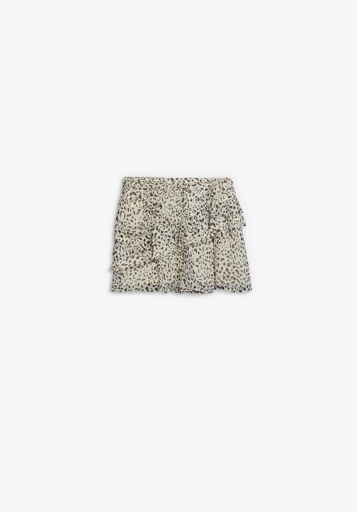 FLOWING PRINTED MINI SKIRT
