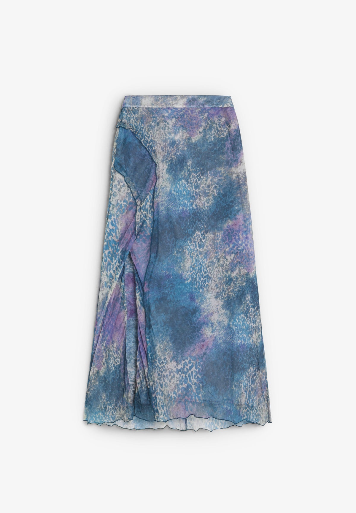 FLOWING SKIRT WITH MATCHING PRINT