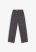 STUDDED PRINT TROUSERS
