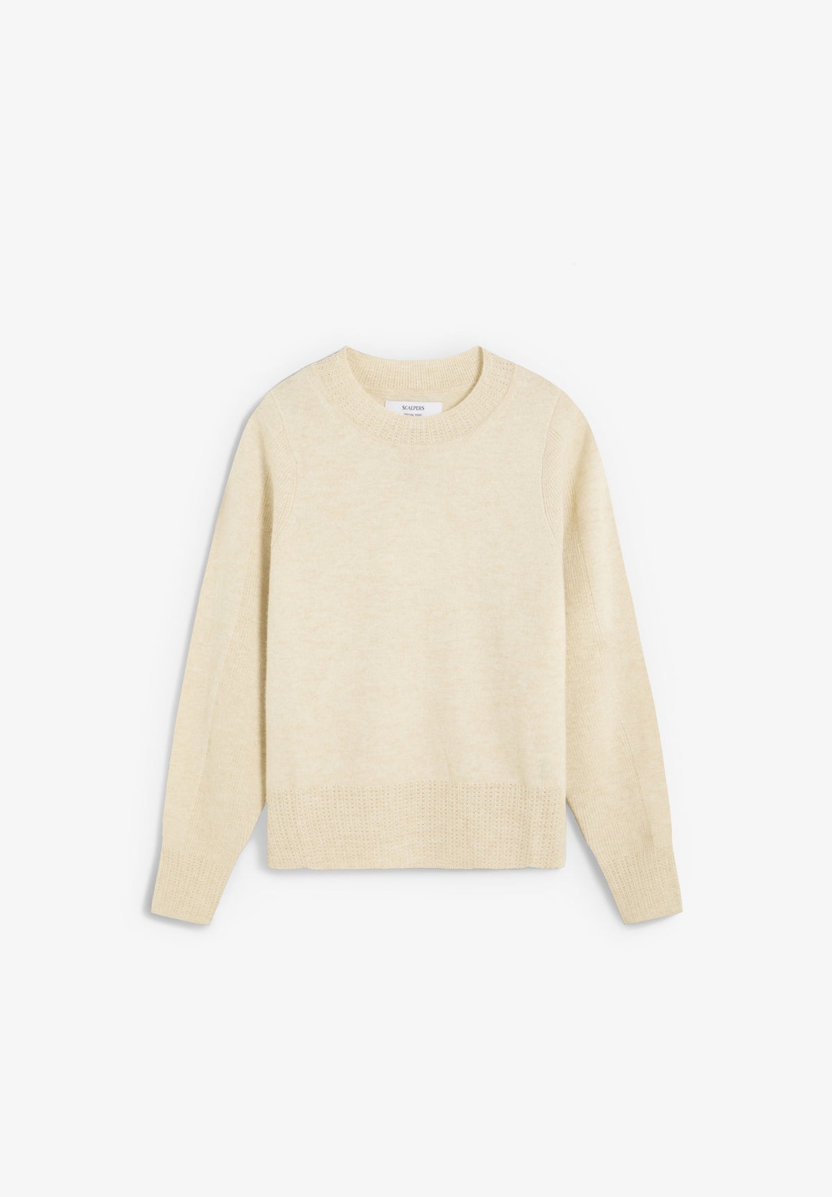 RIBBED DETAIL SWEATER