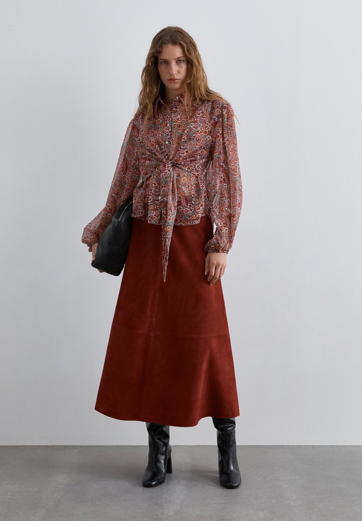 SCMINI FLOWER PRINT SHIRT