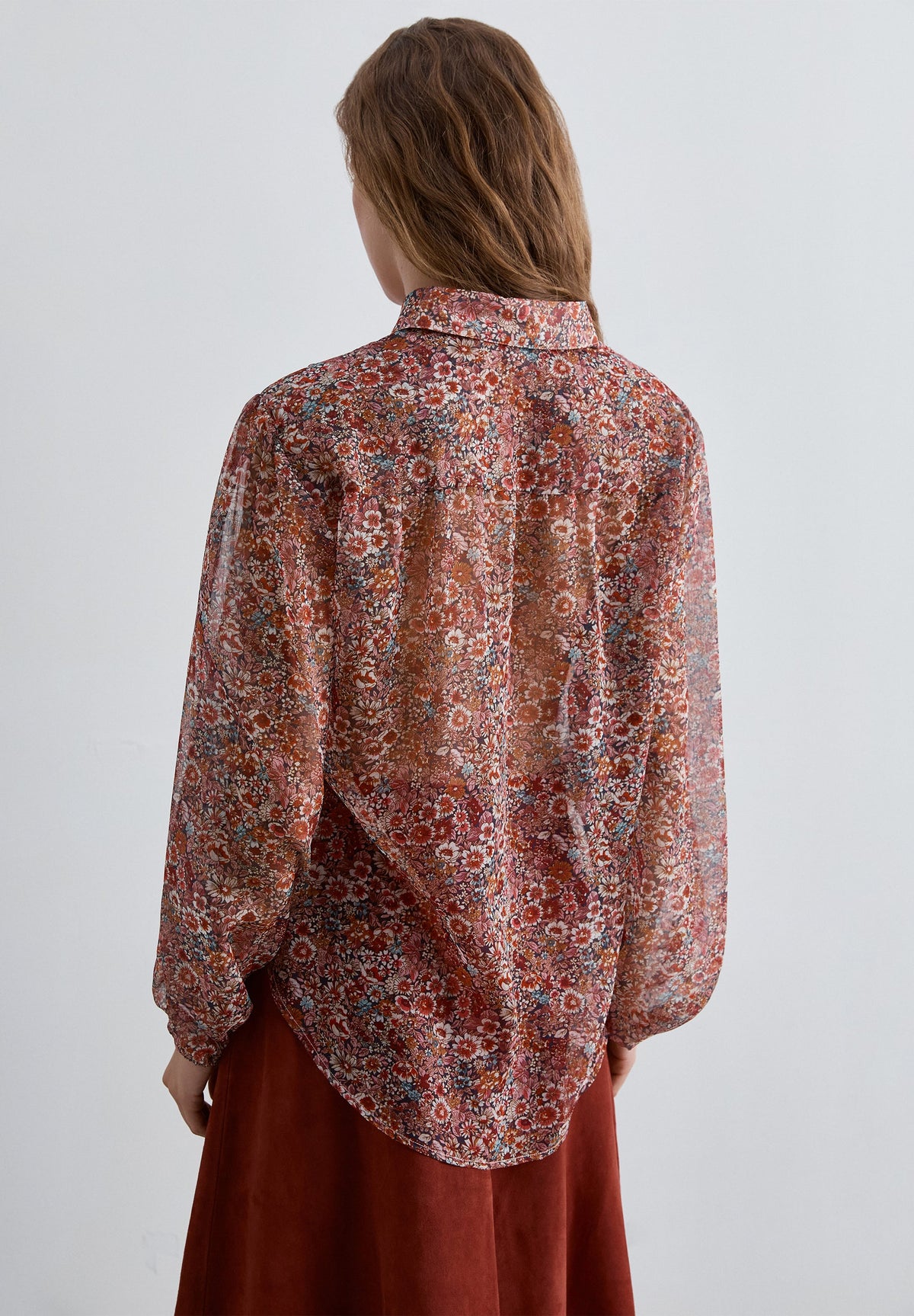 SCMINI FLOWER PRINT SHIRT