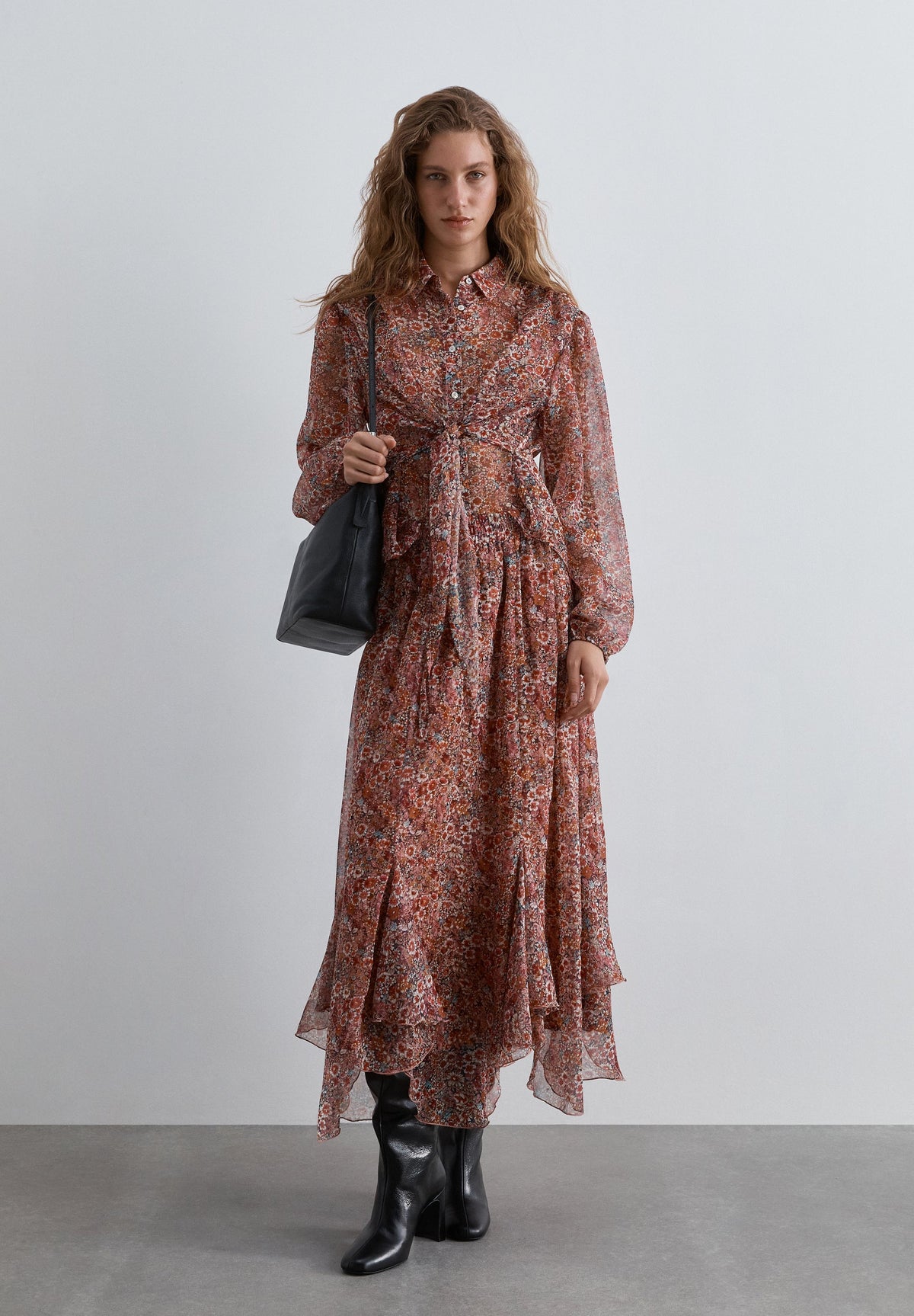 SCMINI FLOWER PRINT SKIRT
