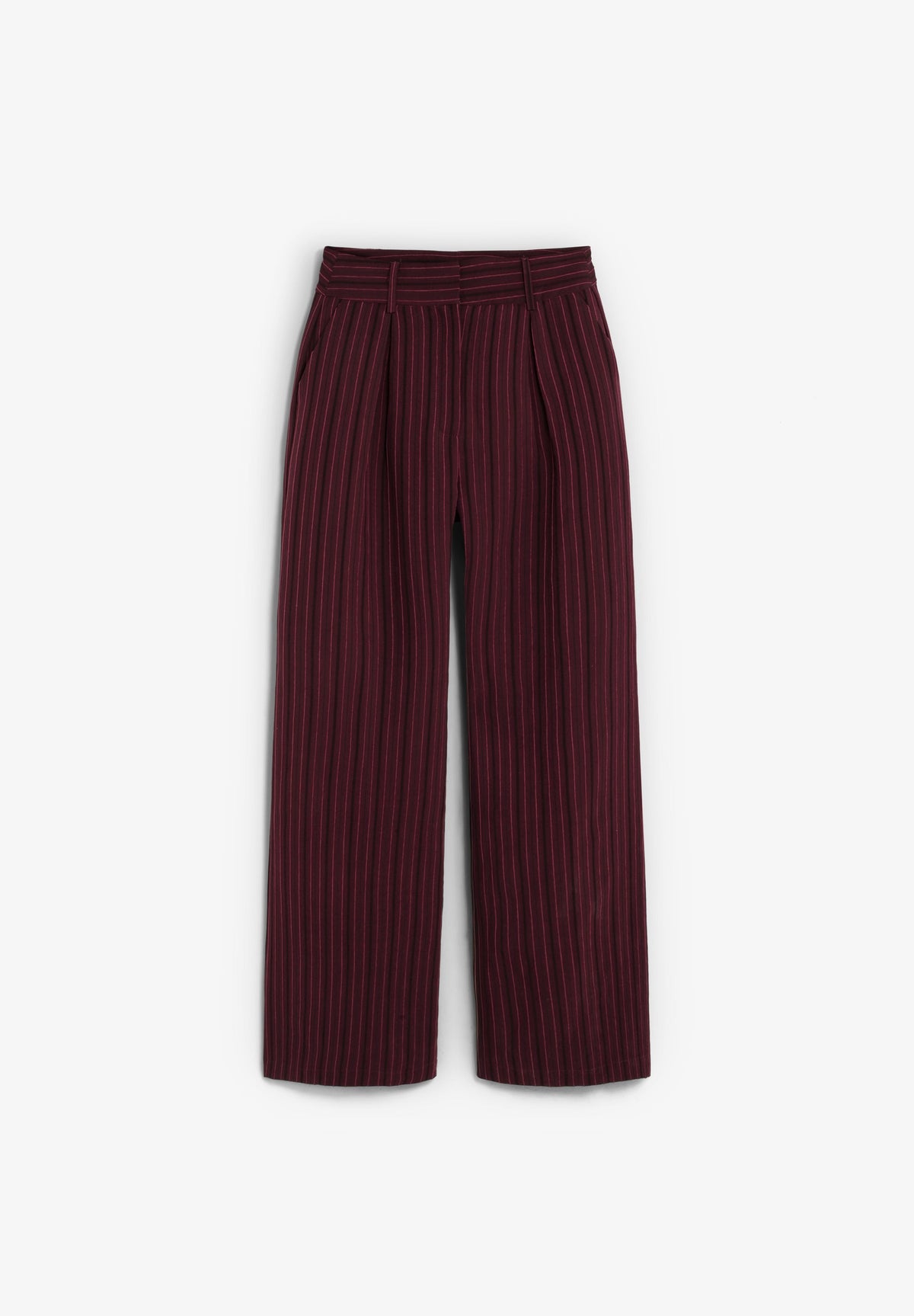 STRAIGHT STRIPED TROUSERS