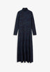 MIDI DRESS WITH HIGH NECK
