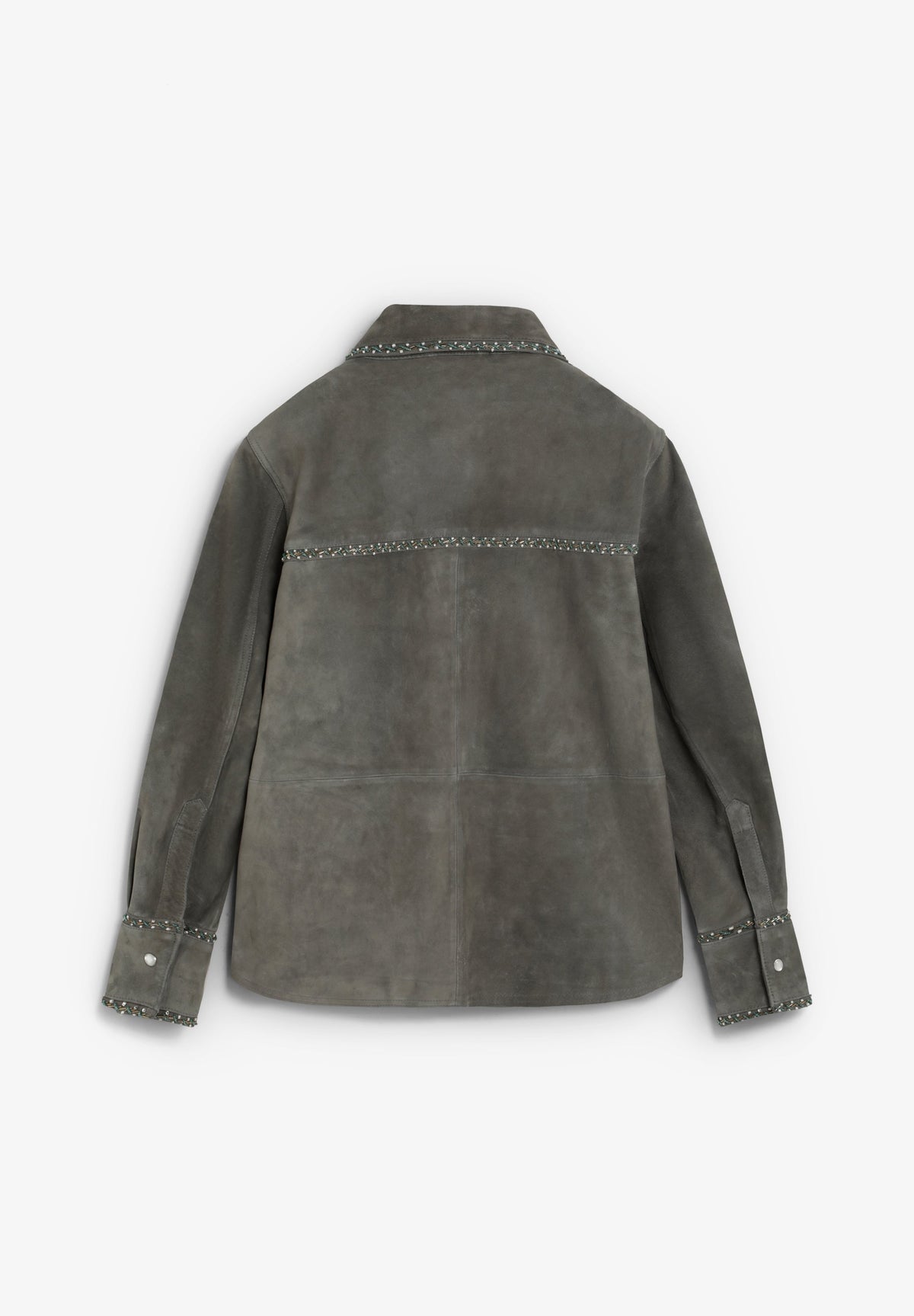 SCPASLEY BEADS SUEDE JACKET