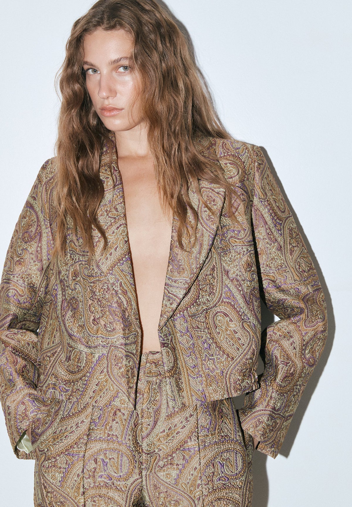 PAISLEY PRINT JACKET