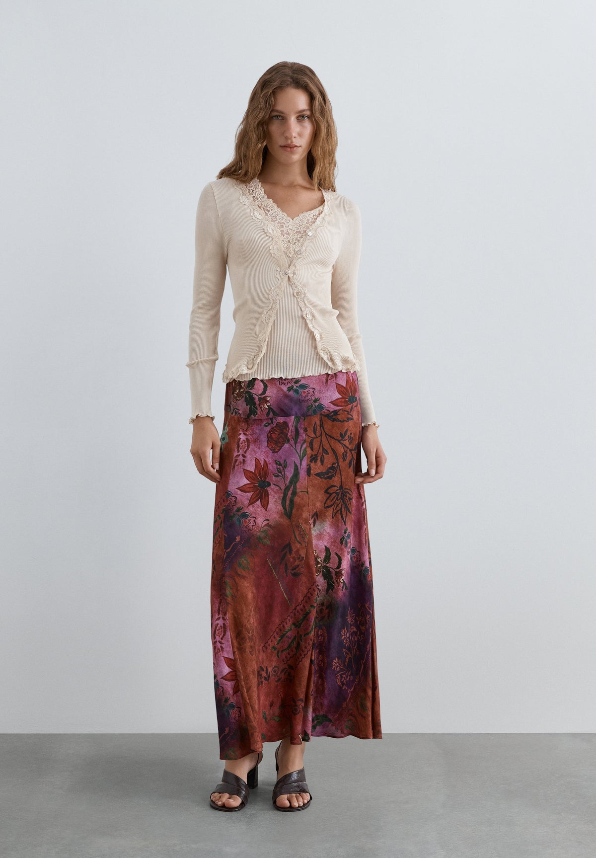 SCPATCH PRINT SKIRT