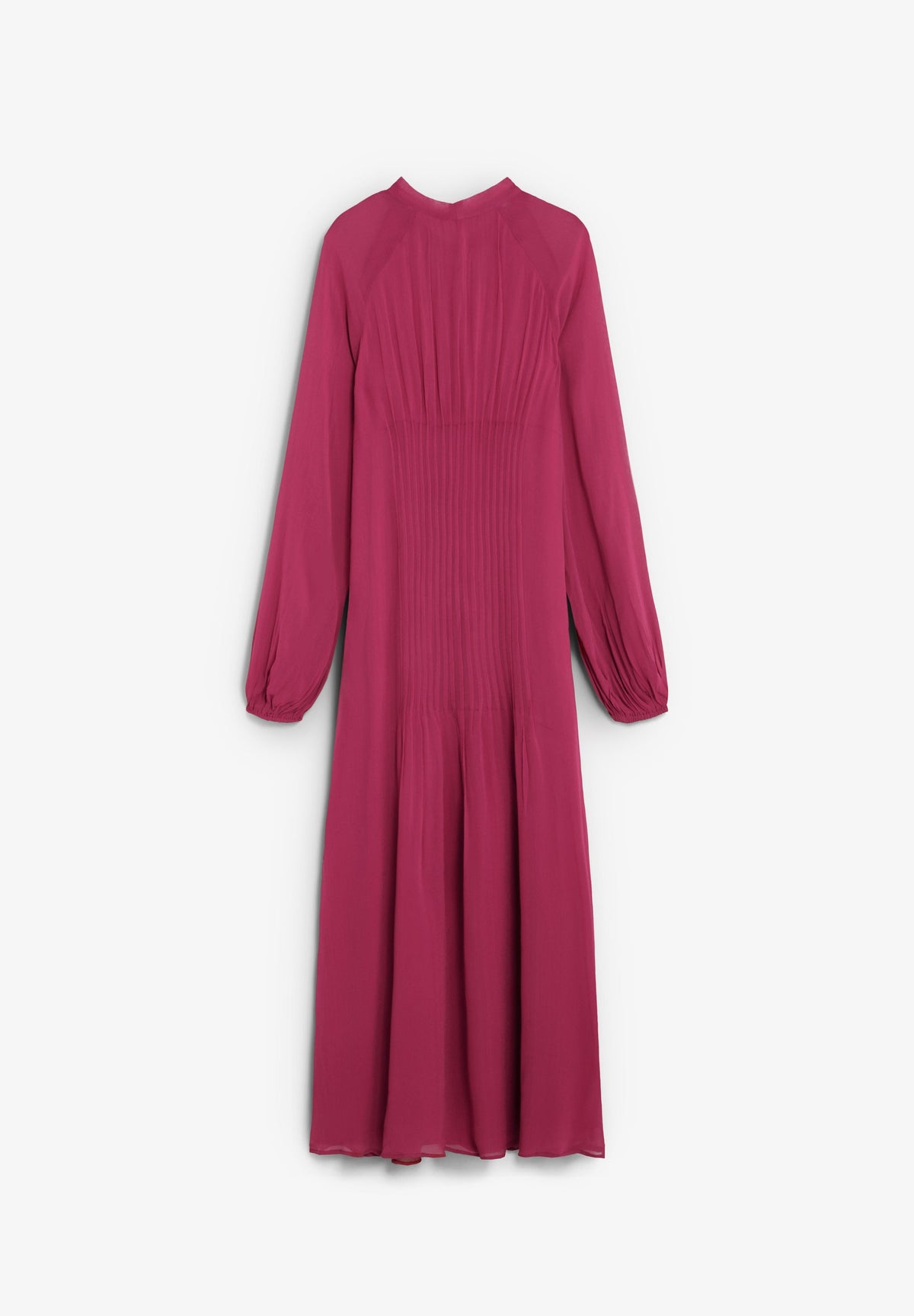 PLEATED BODICE DRESS