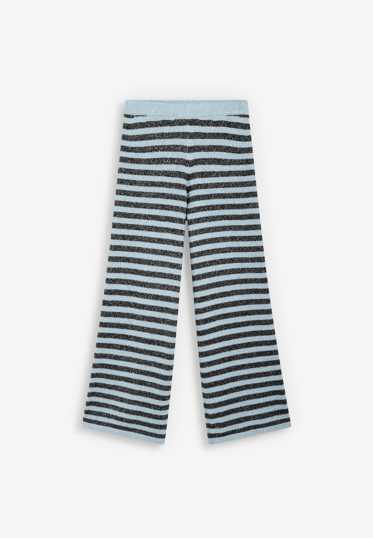 STRIPED LUREX TROUSERS