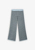 STRIPED LUREX TROUSERS