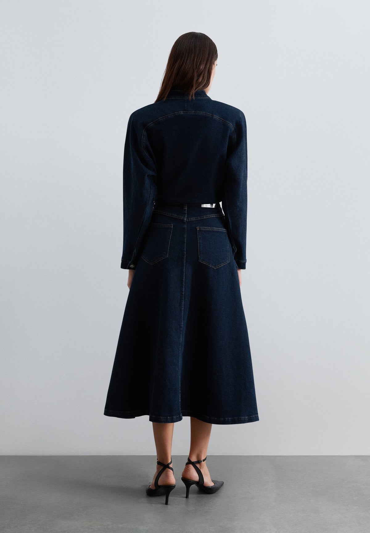 SCROSE DENIM DRESS