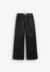 STRAIGHT LEATHER TROUSERS
