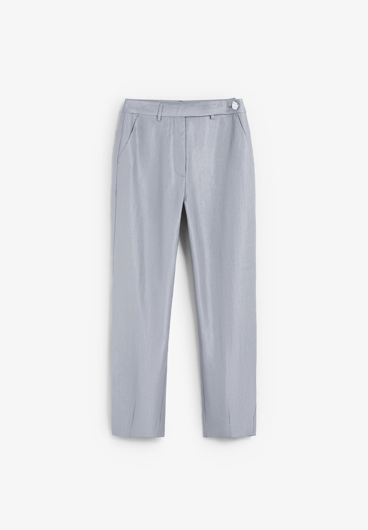 HIGH-WAIST STRAIGHT TROUSERS