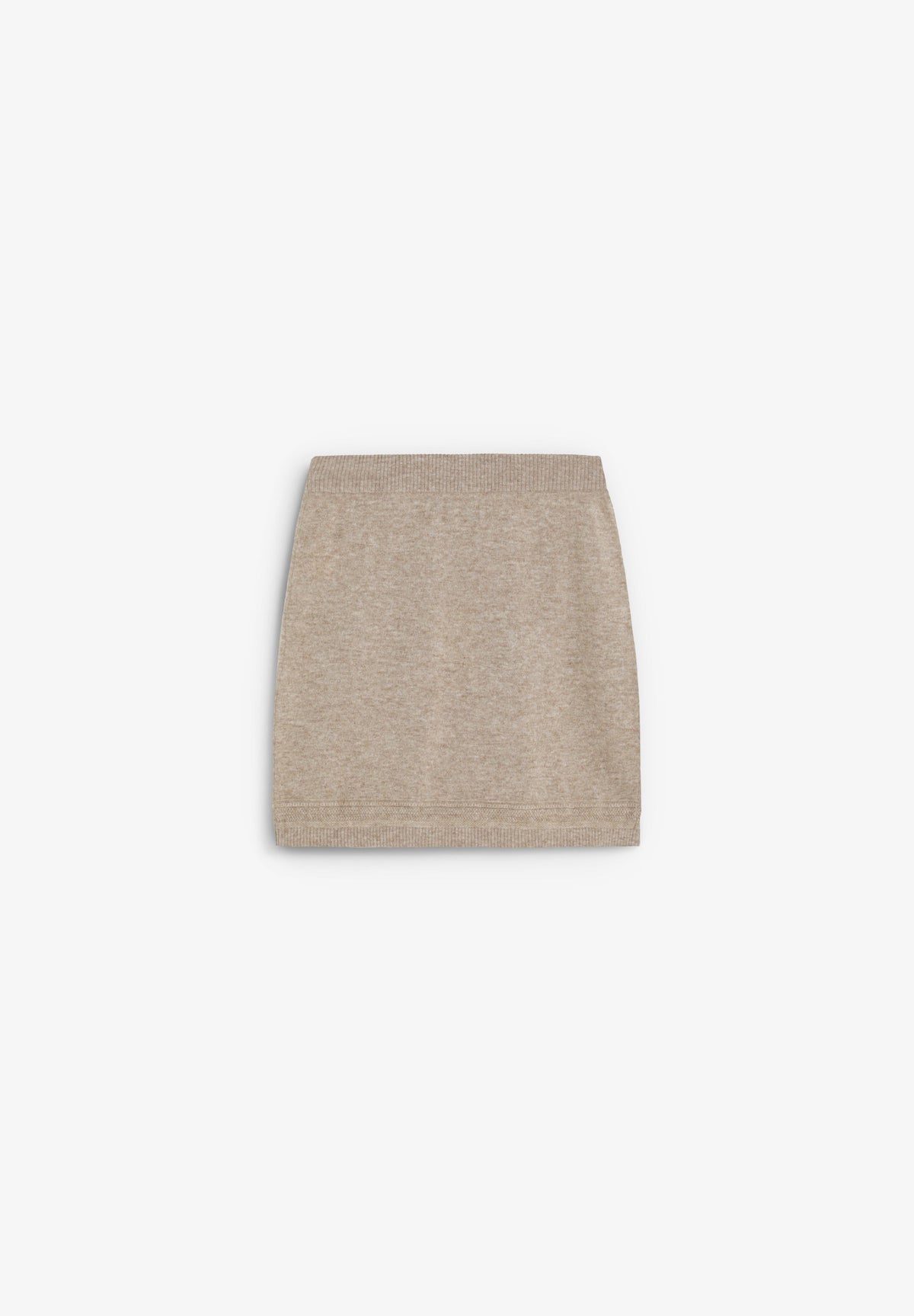 KNIT MINI SKIRT