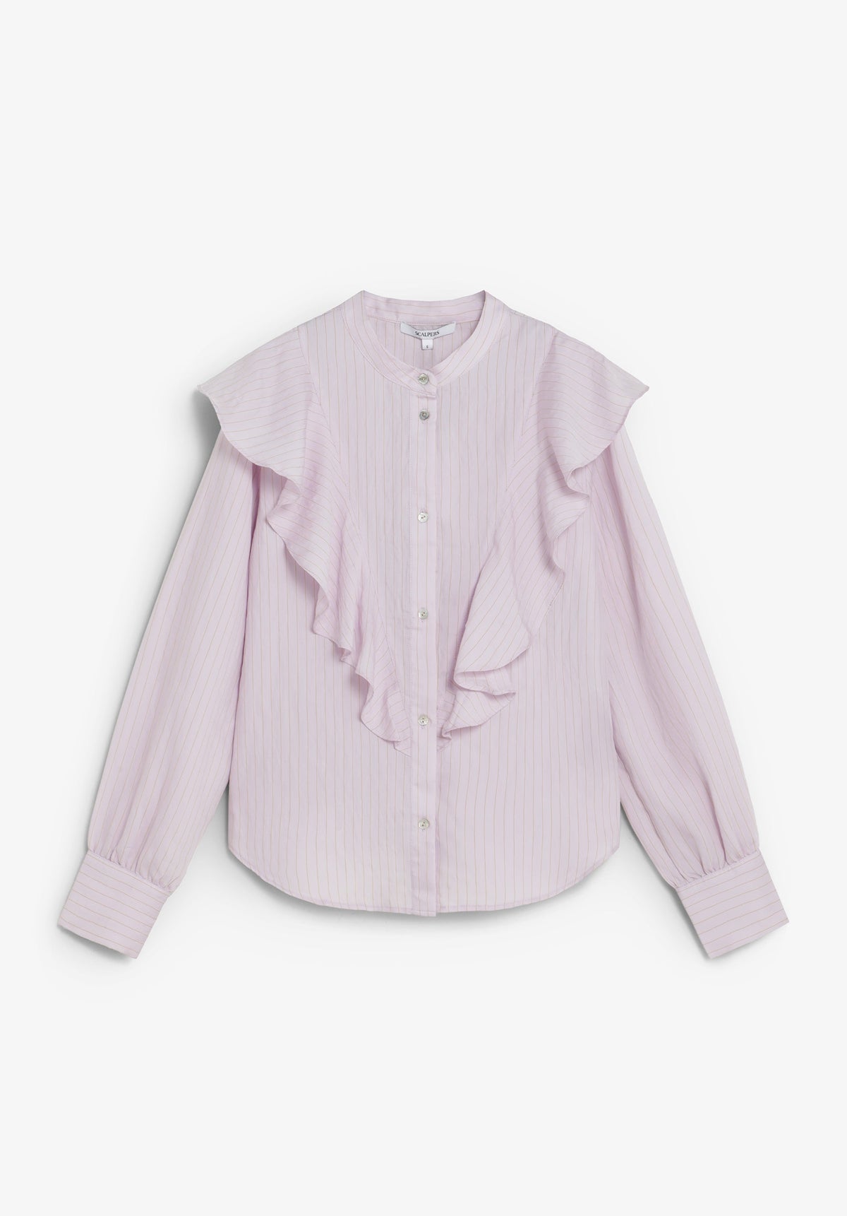 SCSTRIPESFRILL SHIRT