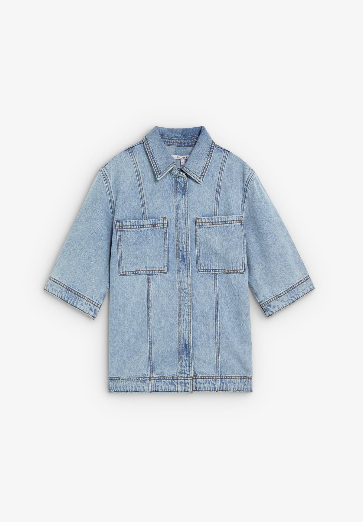 DENIM SHIRT WITH POCKETS