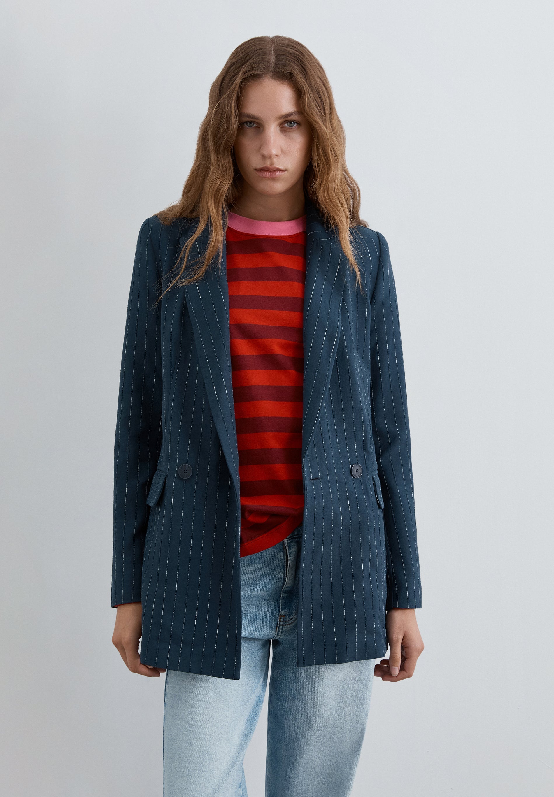 SCTENCELSTRIPES BLAZER