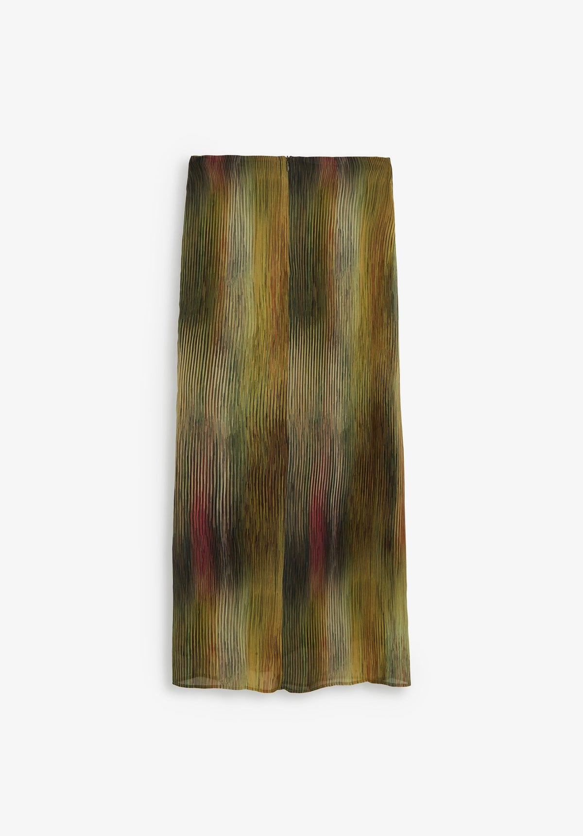 MULTICOLOURED PLEATED SKIRT