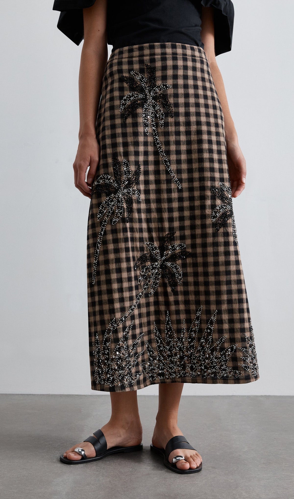SCVICHY PALM SKIRT