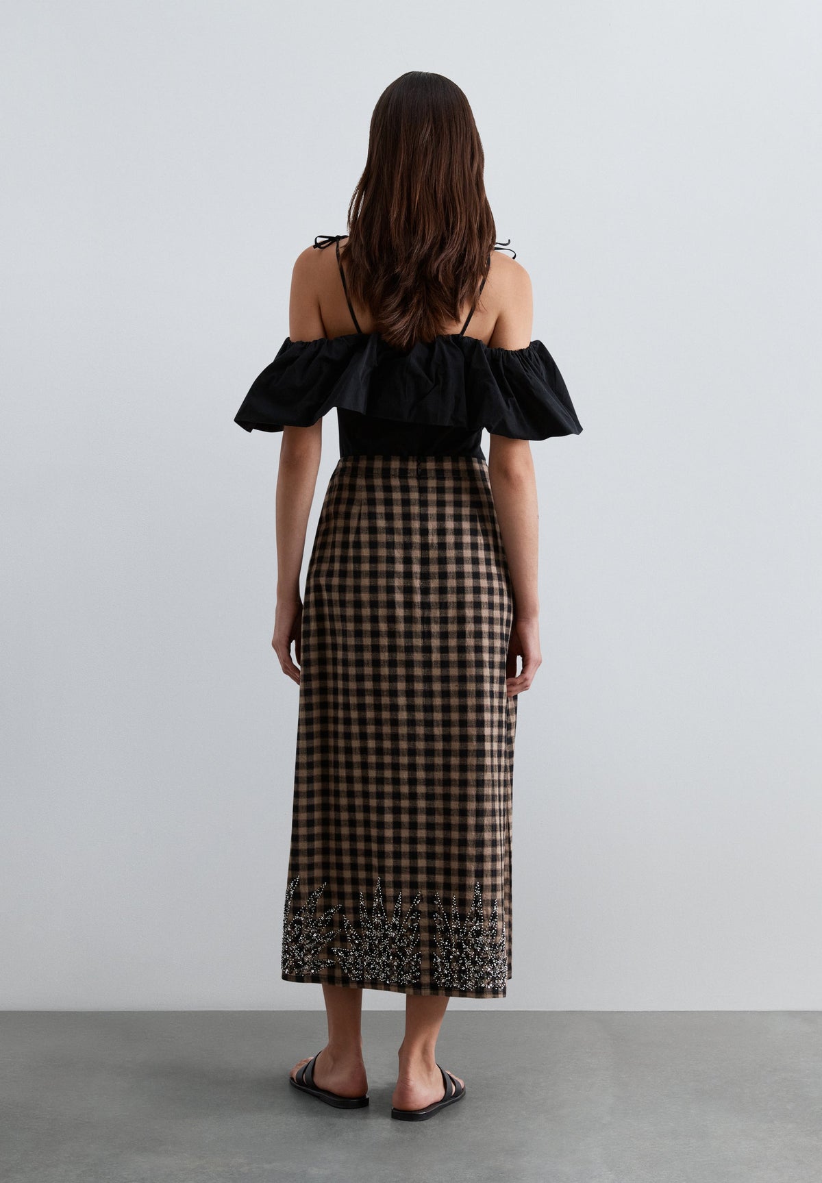 SCVICHY PALM SKIRT