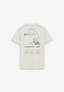 T-SHIRT WITH CONTRAST PRINT ON THE BACK