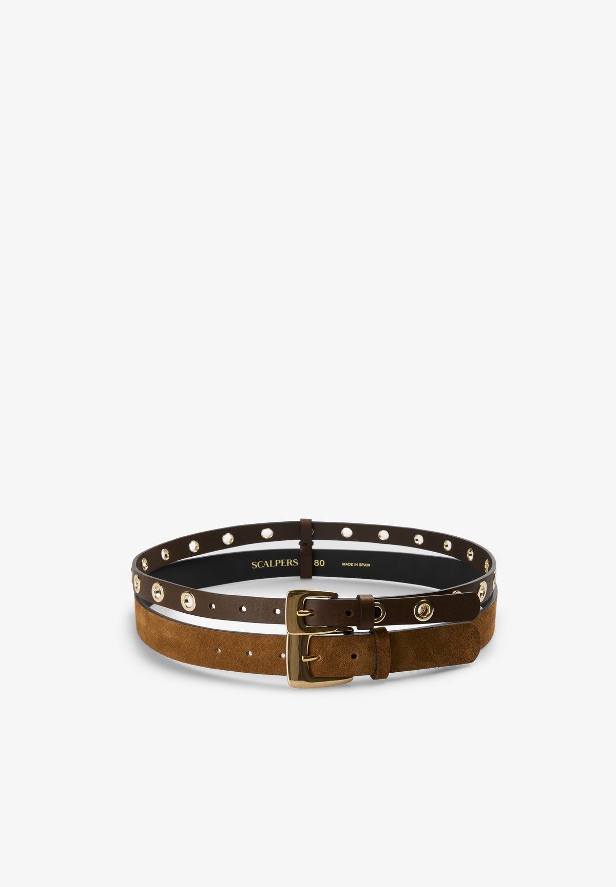 SCDOUBLEEYELETS BELT