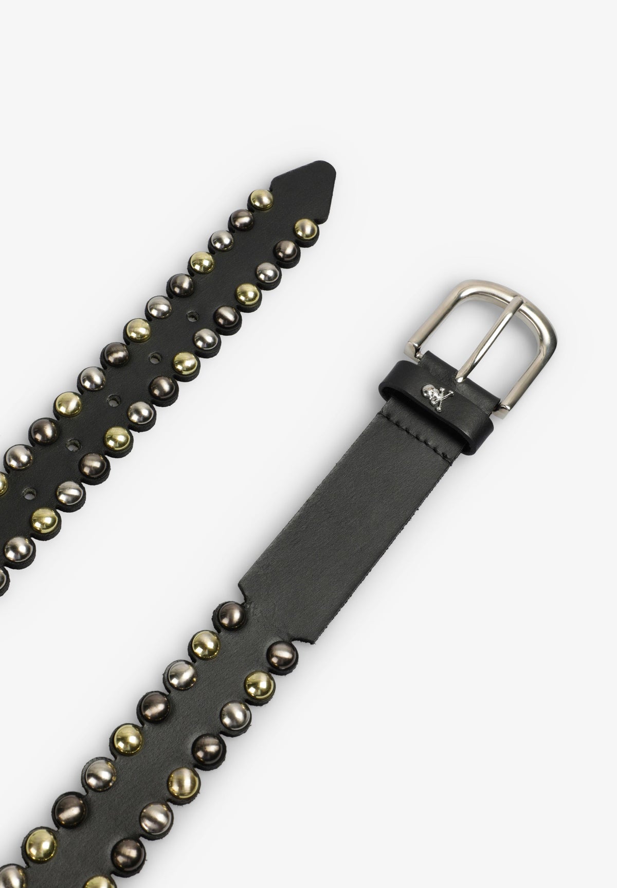 LEATHER BELT WITH STUDS