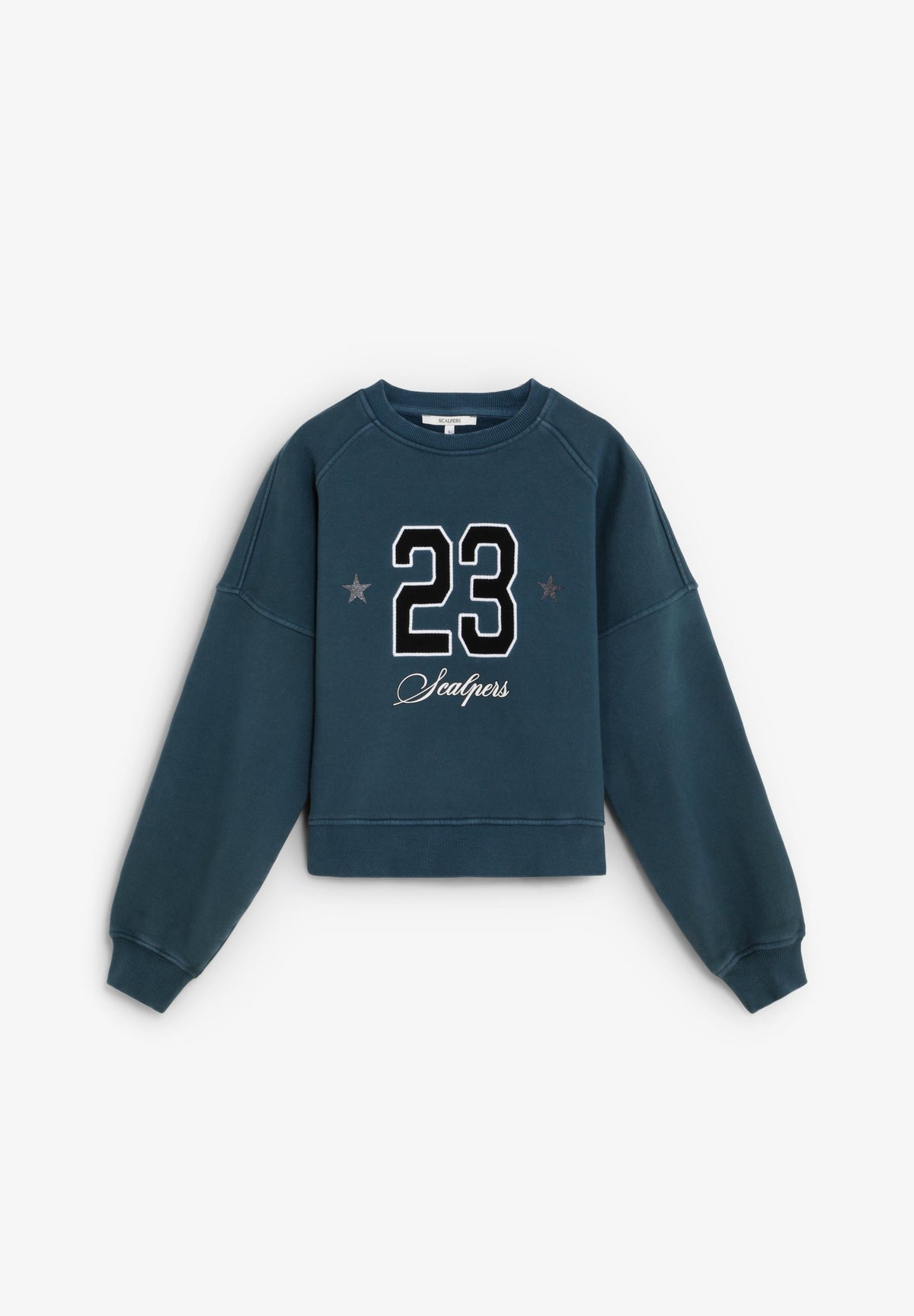 CONTRAST PATCH SWEATSHIRT
