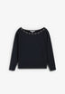 FLOWING T-SHIRT WITH STUDS