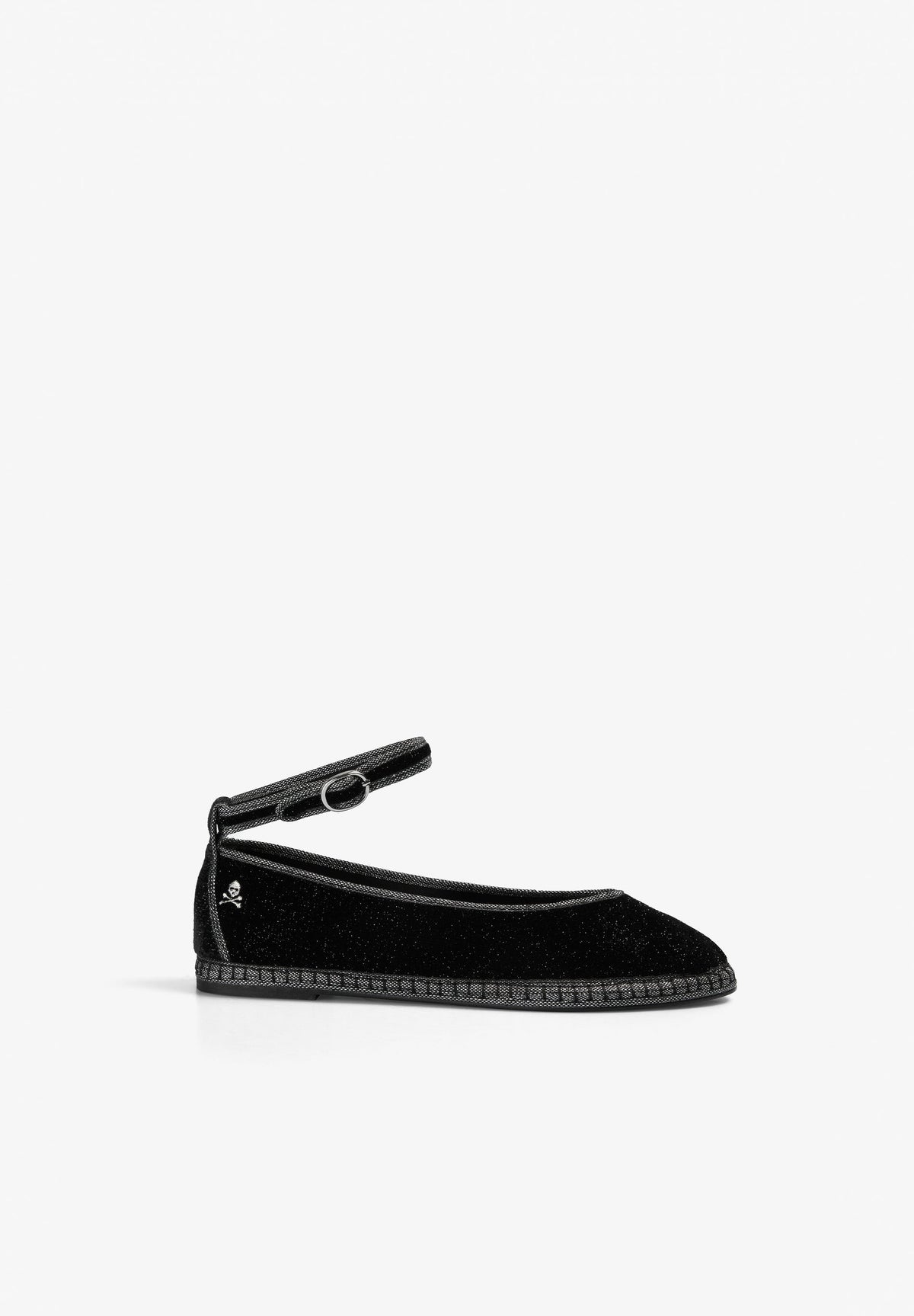 SCVELVETANKLESTRAP SLIPPER