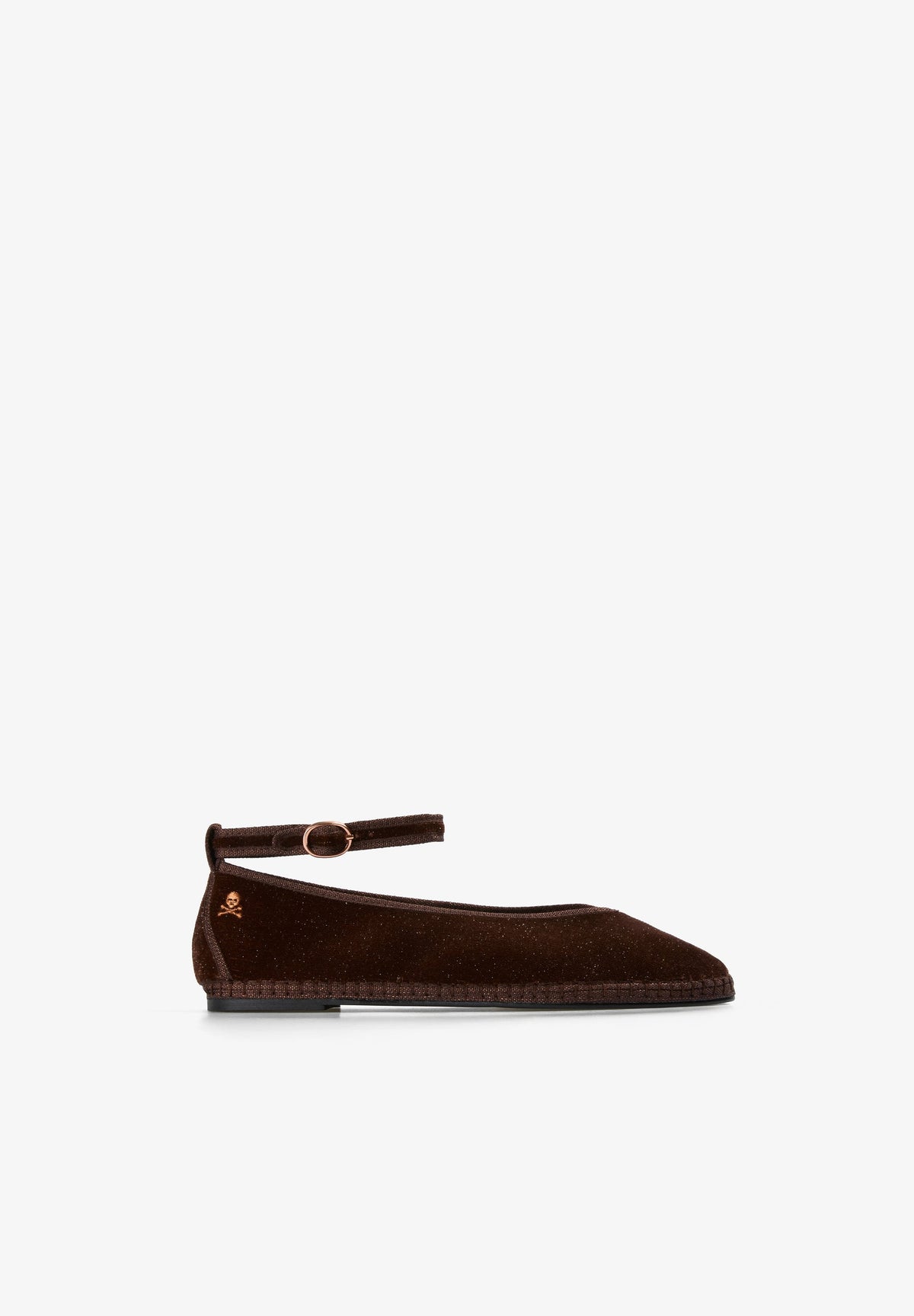 SCVELVETANKLESTRAP SLIPPER