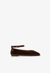 SCVELVETANKLESTRAP SLIPPER