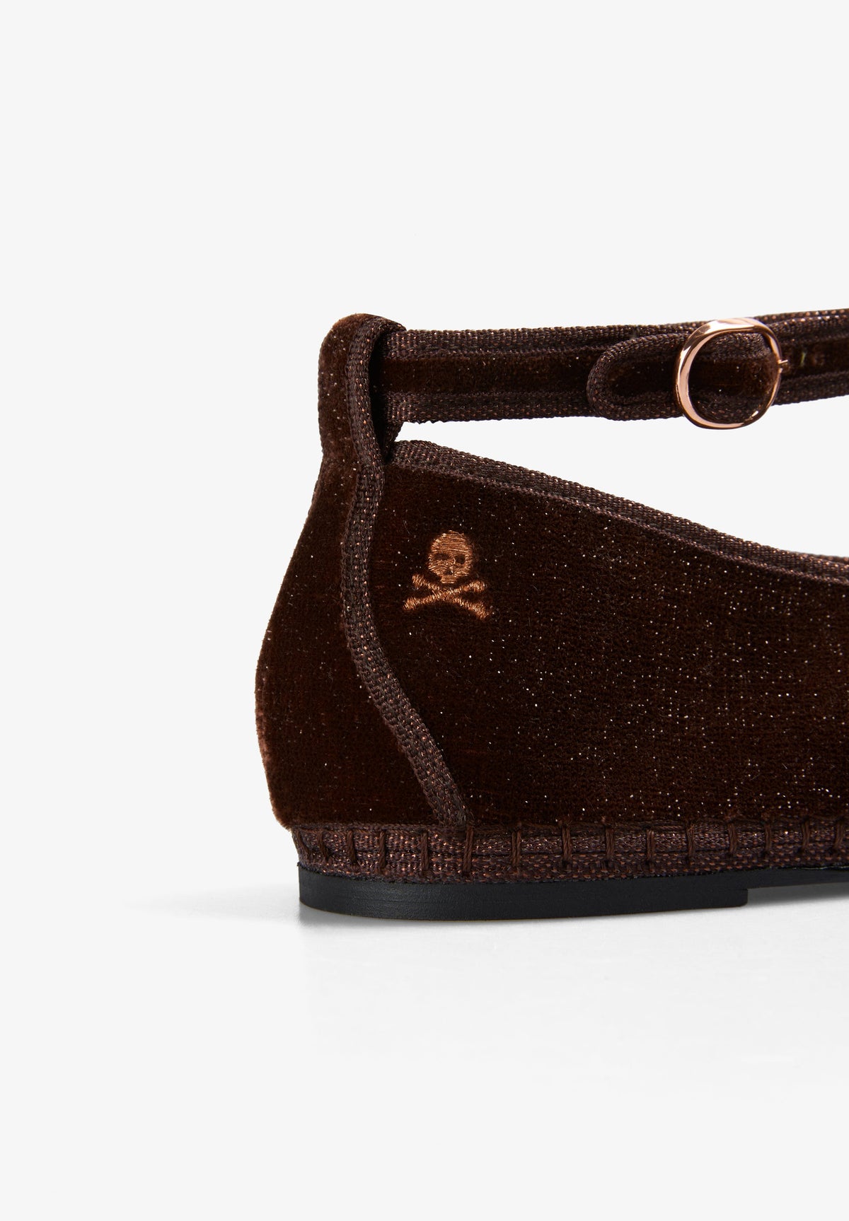 SCVELVETANKLESTRAP SLIPPER