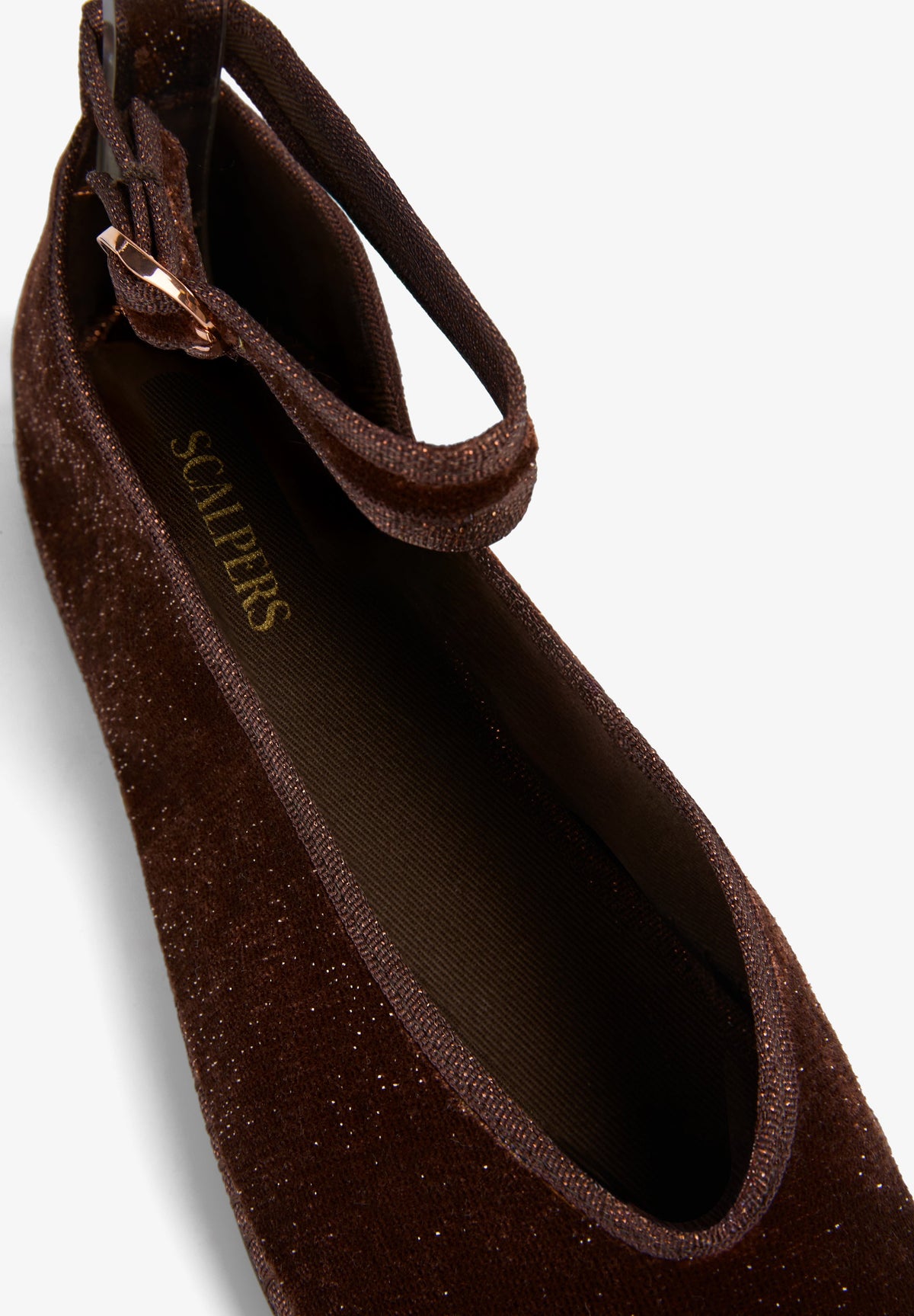SCVELVETANKLESTRAP SLIPPER