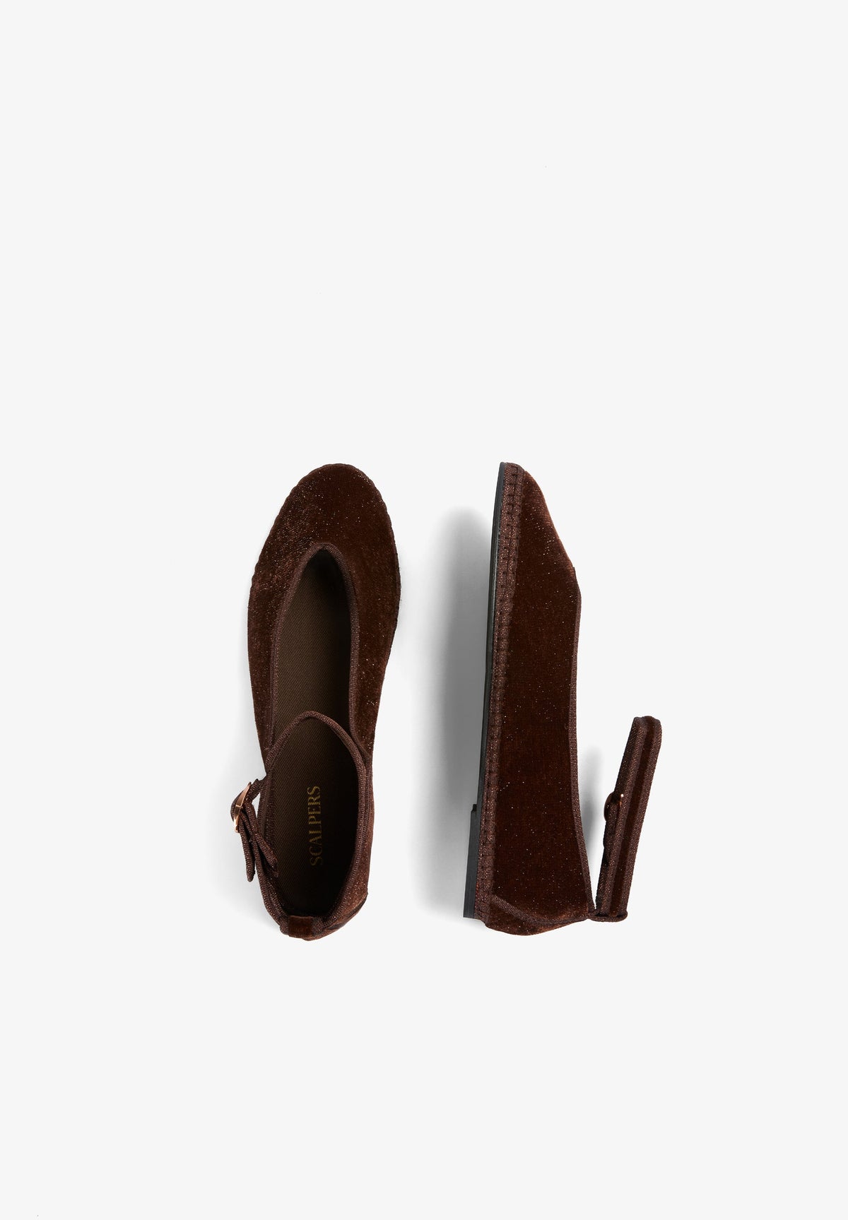 SCVELVETANKLESTRAP SLIPPER