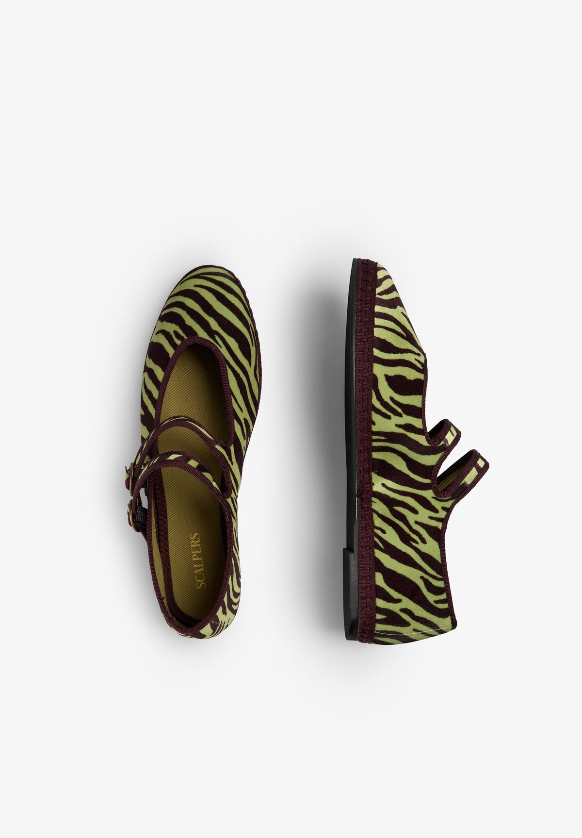 SCVELVETDOUBLESTRAP SLIPPER