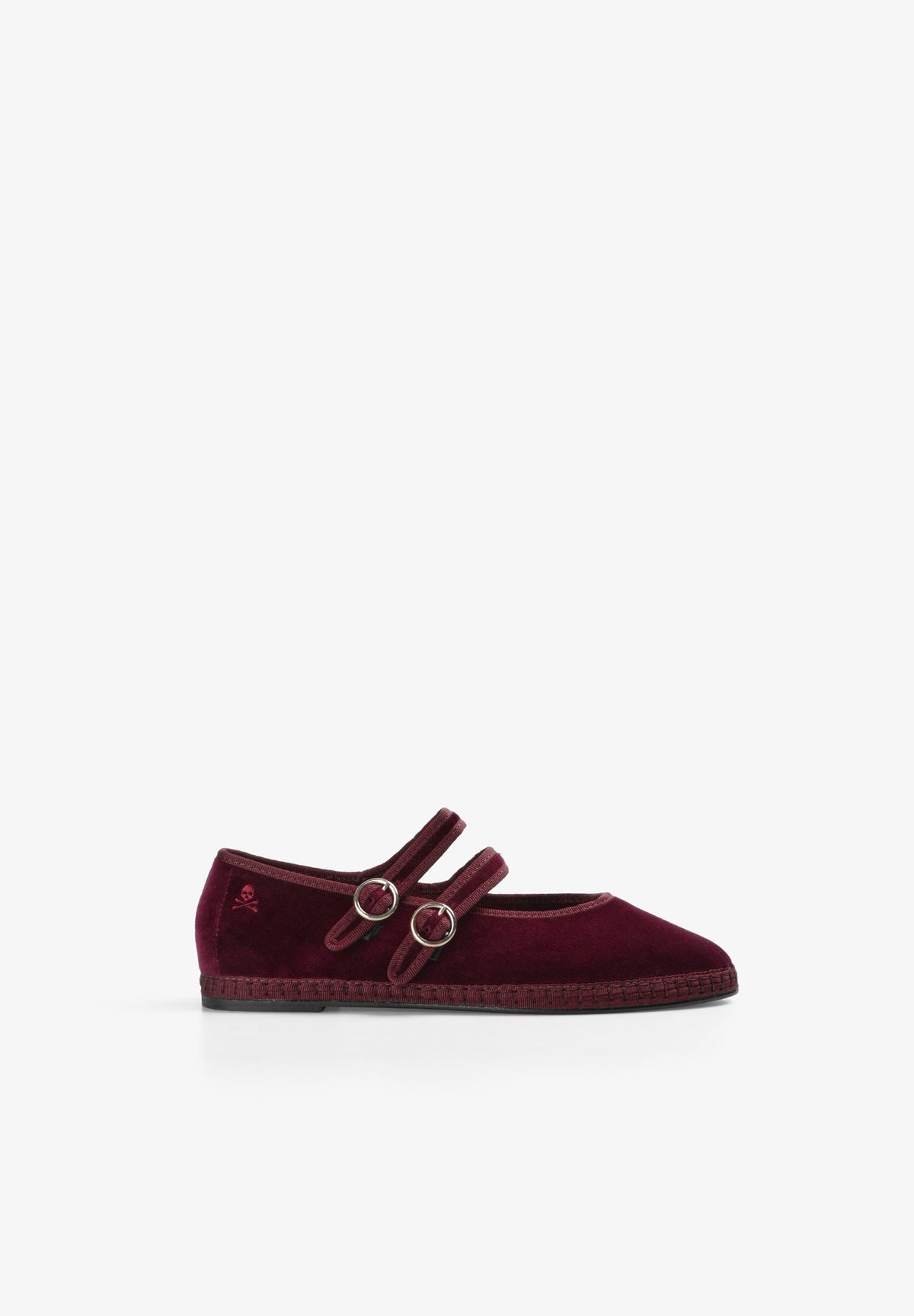 SCVELVETDOUBLESTRAP SLIPPER