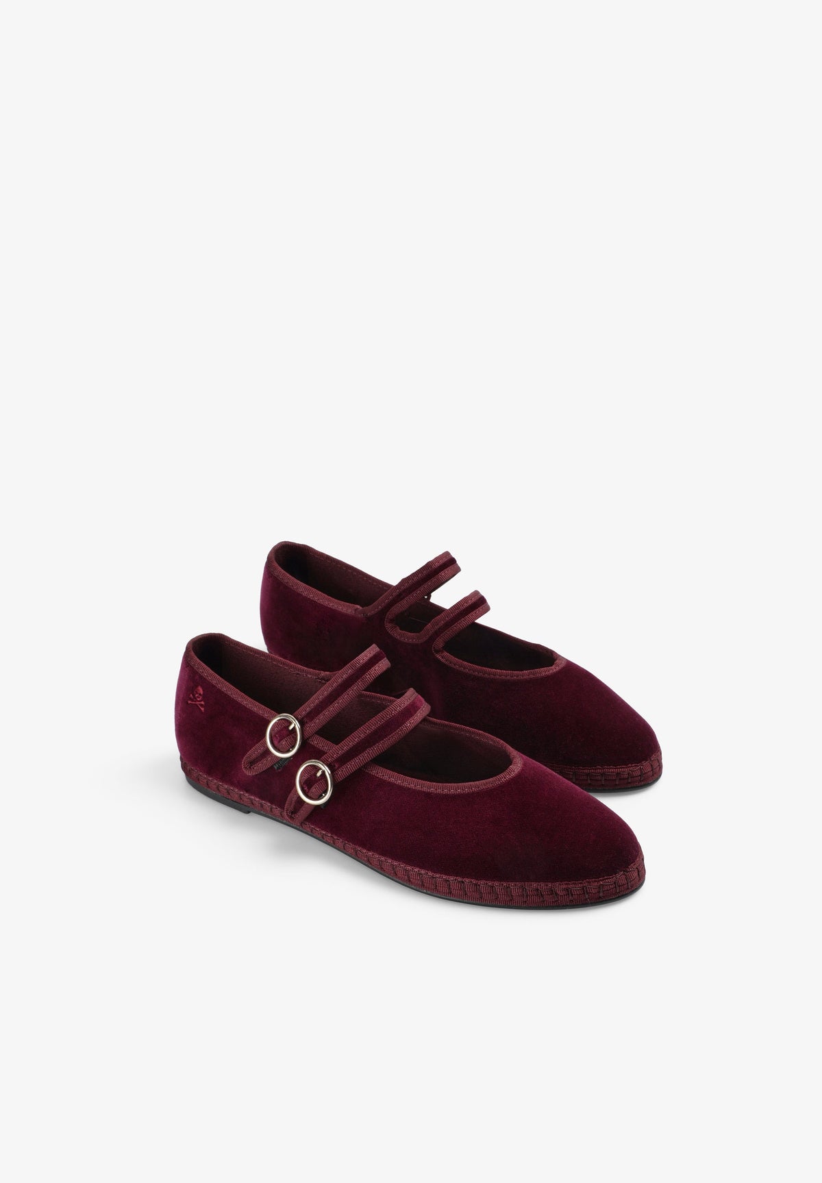 SCVELVETDOUBLESTRAP SLIPPER