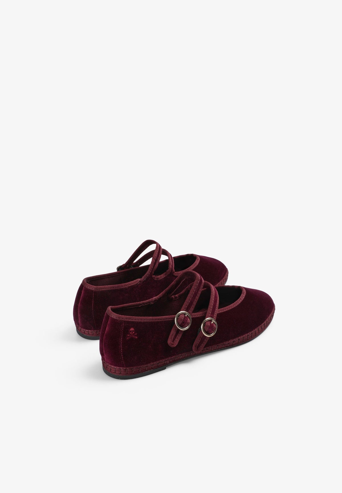 SCVELVETDOUBLESTRAP SLIPPER